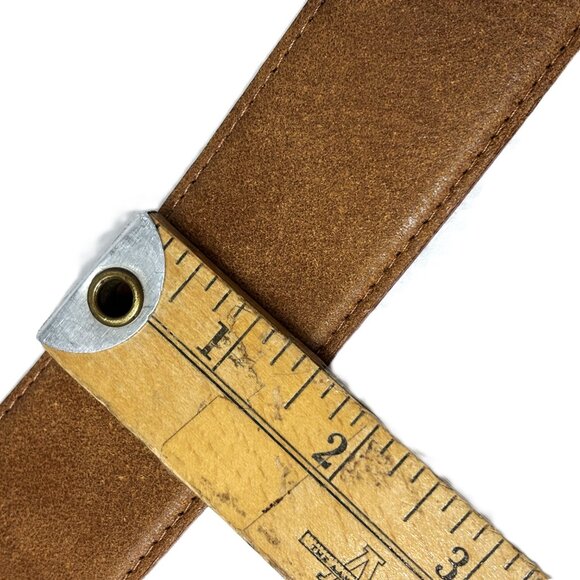 Harrrods Genuine Leather Jeweled Belt Buckle Vintage Belt Small main image 10